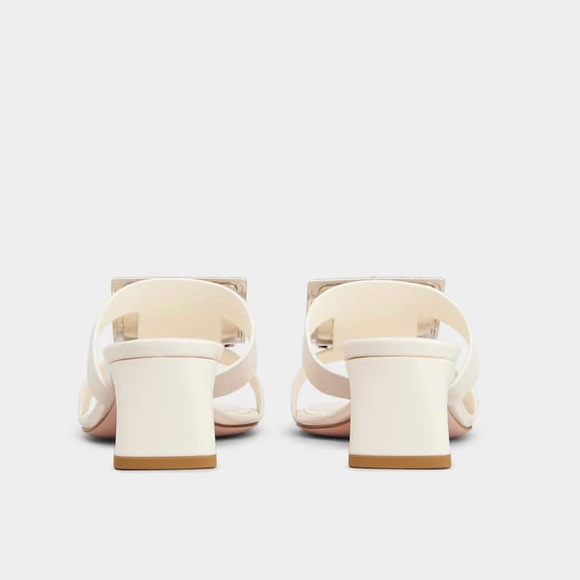 Roger Vivier Buckle Leather Mules Sandals - Picture 4 of 11